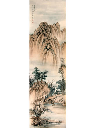 �����ȻϪɽ����ͼ